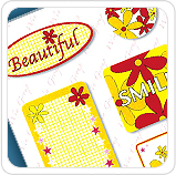 Fabric Art Stickers