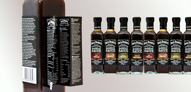 Jack Danel's Sauce Fix-a-Form® label 